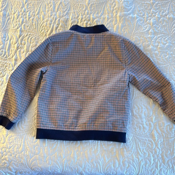 Janie and Jack Boys Plaid Snap Front Jacket Size 3-4 NWT - Picture 5 of 6